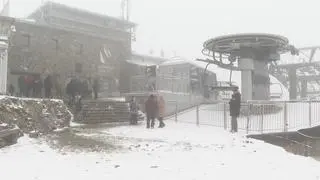 Śnieg na Kasprowym Wierchu