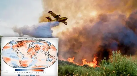 Copernicus: 2021 rok piątym najcieplejszym w historii pomiarów