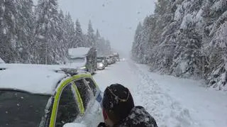 Śnieżyca w Szwecji