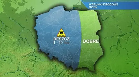Warunki drogowe w sobotę 9