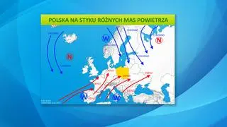 Sytuacja pogodowa nad Europą