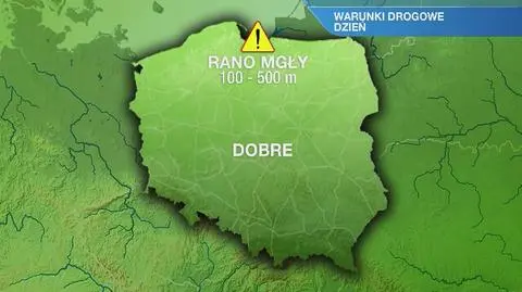 Warunki drogowe we wtorek