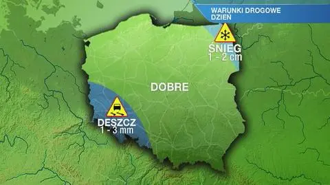 Warunki drogowe w piątek
