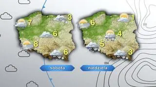 Prognoza pogody na sobotę i niedzielę