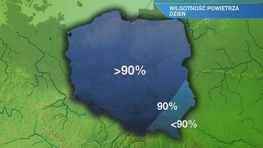 Warunki biometeorologiczne w piątek