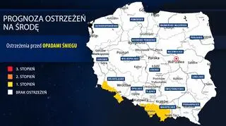 Prognoza zagrożeń na środę