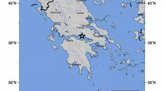 Lokalizacja trzęsienie ziemi 
