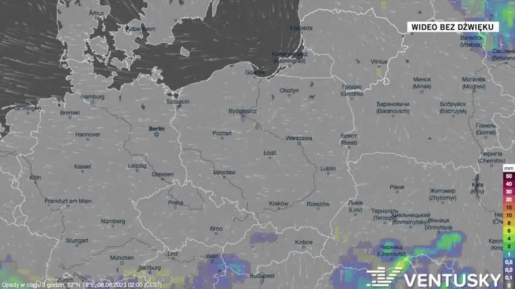 Prognozowane opady na długi weekend czerwcowy