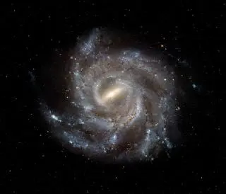 Galaktyka spiralna z poprzeczką - zdjęcie poglądowe