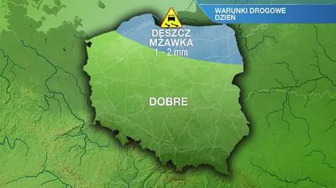 Warunki drogowe w sobotę 25