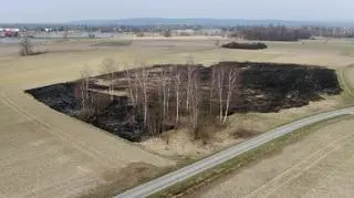 Wypalanie traw w województwie małopolskim
