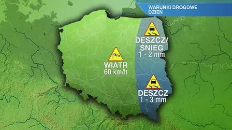 Warunki drogowe w sobotę 23