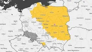Aktualne ostrzeżenia meteorologiczne IMGW