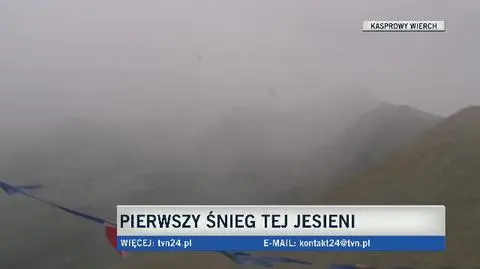 Na Kasprowym sypnęło śniegiem