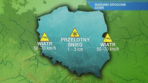 Warunki drogowe w czwartek