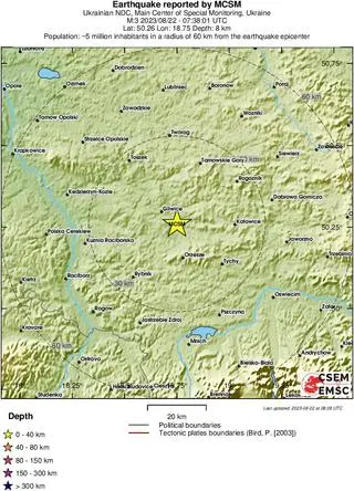 Lokalizacja trzęsienia ziemi