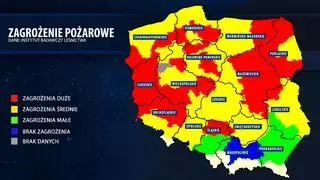Zagrożenie pożarowe w Polsce