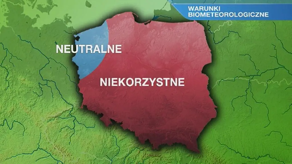 Warunki biometeorologiczne w piątek