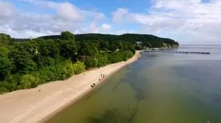 Plaża w Orłowie, czerwiec 2018