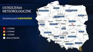 Alerty meteorologiczne w piątek 21.10