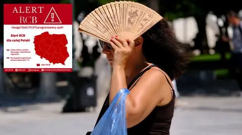 Alert RCB dla całej Polski. Największy upał wcale nie w południe