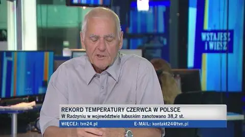 Rekordy ciepła i prognoza na najbliższe dni według Wojciecha Raczyńskiego