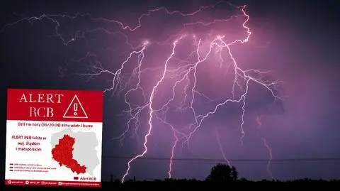 RCB zaktualizowało swój alert przed burzami. "Jeśli możesz, zostań w domu"