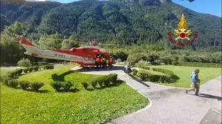 Nie mogli się wydostać ze schroniska. Ulewy nadciągnęły nad Lombardię