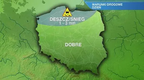 Warunki drogowe we wtorek