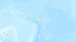 Trzęsienie ziemi w okolicy Wysp Tonga