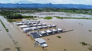 Powódź w mieście Duque de Caxias w okręgu metropolitalnym Rio de Janeiro