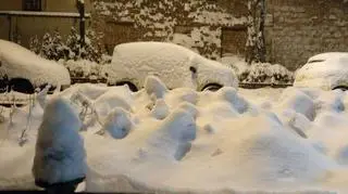 Kraków otulony śniegiem