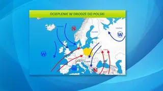 Ocieplenie w drodze do Polski