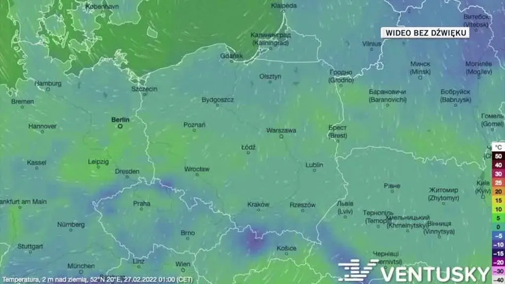 Prognozowana temperatura w najbliższych dniach
