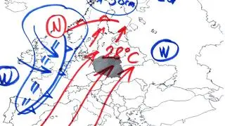 Sytuacja pogodo nad Europa