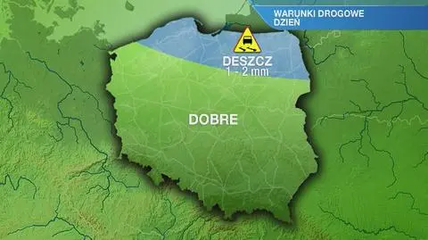 Warunki drogowe w niedzielę