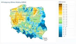 Klimatyczny Bilans Wodny za okres od 21 czerwca do 20 sierpnia 2022 roku