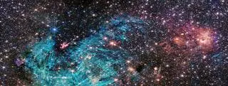 Obszar gwiazdotwórczy Sagittarius C okiem Kosmicznego Teleskopu Jamesa Webba