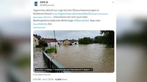 Deszcz podmył nasyp kolejowy, wykoleił się pociąg. Ulewy w Niemczech