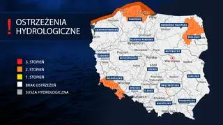 Ostrzeżenia hydrologiczne IMGW