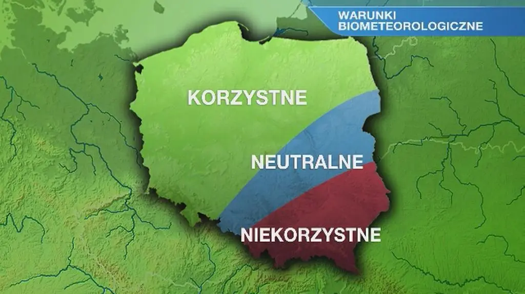 Warunki biometeo w lany poniedziałek