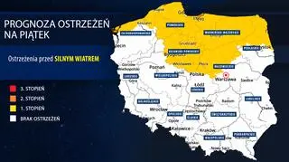 Prognoza zagrożeń na piątek