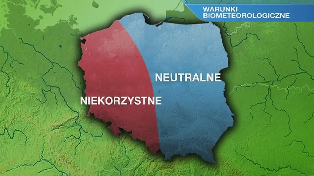 Warunki biometeorologiczne we wtorek