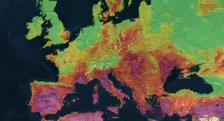 Zagrożenie pożarowe w Europie na 22.07