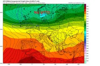 Cyrkulacja z zachodu nad Europą
