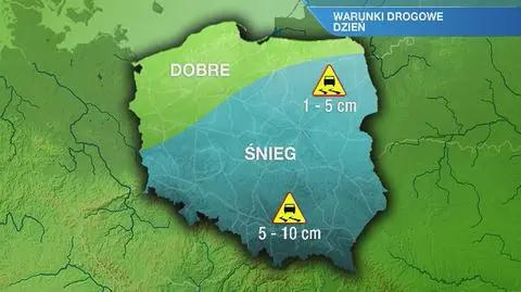 Warunki drogowe w czwartek