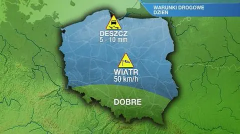 Warunki na drogach w piątek 10