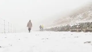 Śnieg na Kasprowym Wierchu
