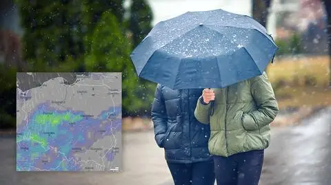 Miejscami tylko kilka stopni, pojawi się deszcz ze śniegiem