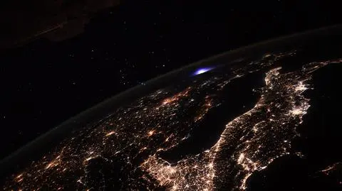 Zjawisko zaobserwowane przez astronautę z ISS